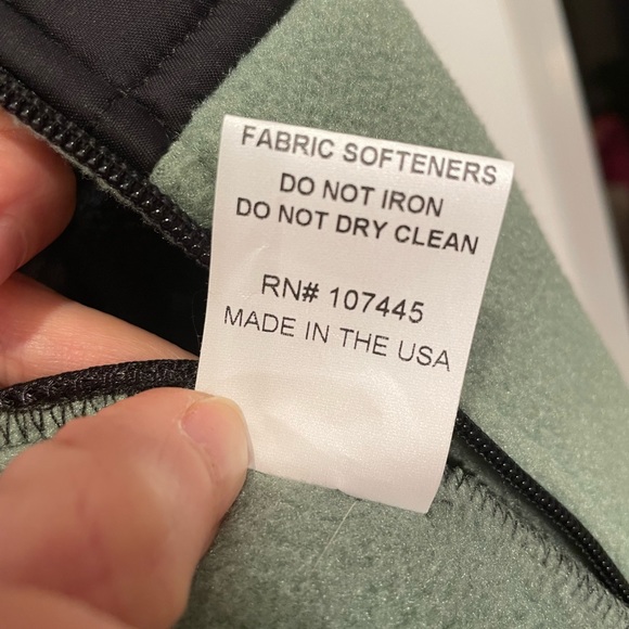 Sterlingwear of Boston woman’s polartec fleece jacket sweatshirt sage green sz M - Picture 7 of 9